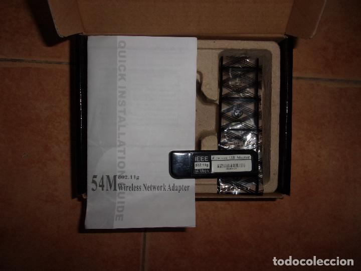 Segunda mano: USB WIRELESS ADAPTER 802.11G - 54 MBPS. - Foto 4