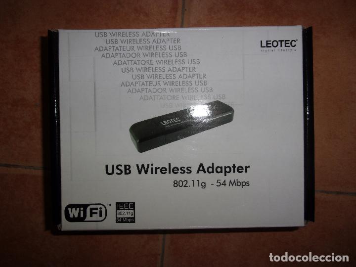 Segunda mano: USB WIRELESS ADAPTER 802.11G - 54 MBPS. - Foto 1