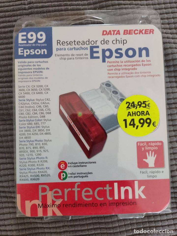 Segunda mano: Reseteador de chip de cartuchos EPSON E99 - Foto 1
