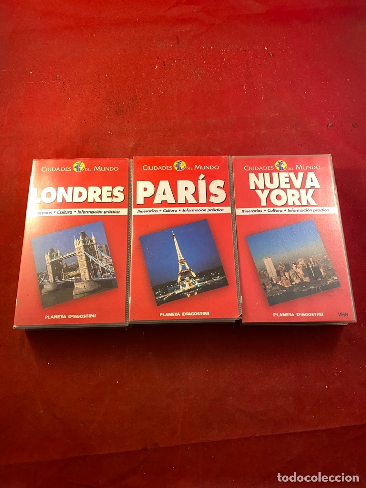 Segunda mano: 3 cintas v&iacute;deo Ciudades del mundo - Foto 1