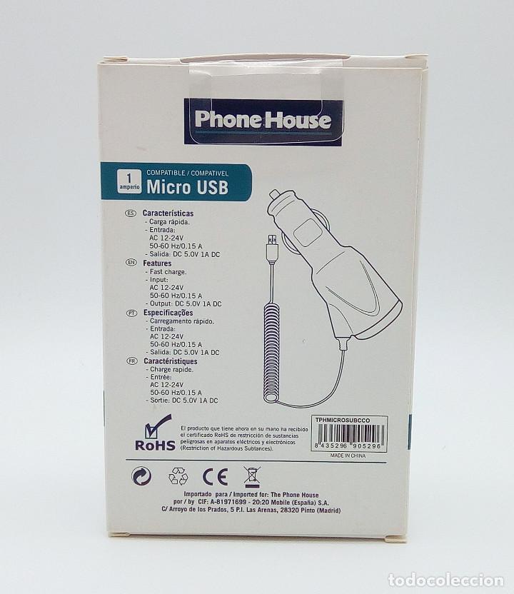 Segunda mano: Cargador de coche micro USB - Phone House - Foto 2