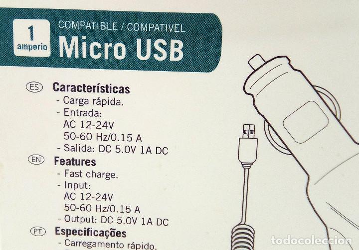 Segunda mano: Cargador de coche micro USB - Phone House - Foto 3