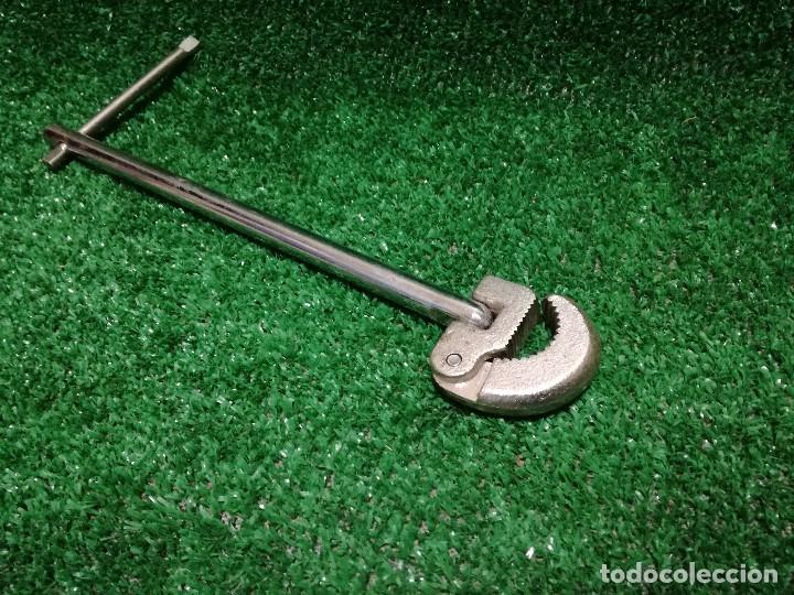Segunda mano: LLAVE DE LAVABO / PLOMERO 29cm - HERRAMIENTA - Foto 6