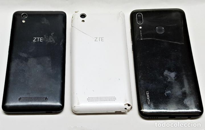 Segunda mano: 3 Moviles 2 ZTE y 1 HUAWEI. Para piezas. - Foto 3