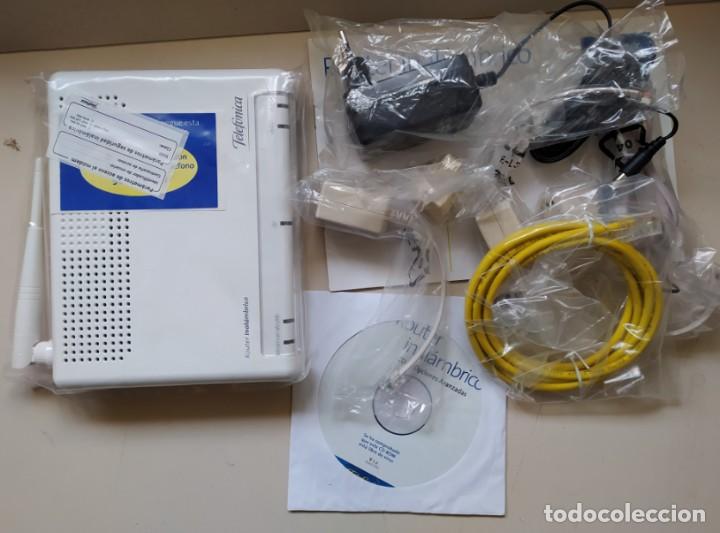 Segunda mano: ROUTER INHALAMBRICO COMPLET&Oacute; TELEFONICA - Foto 3