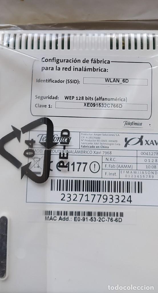 Segunda mano: ROUTER INHALAMBRICO COMPLET&Oacute; TELEFONICA - Foto 4