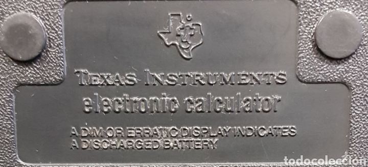 Segunda mano: Calculadora electr&oacute;nica Texas Instruments TI-1025 - Foto 5