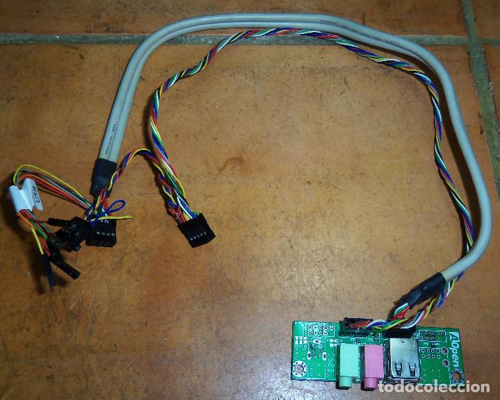 Segunda mano: Front Panel USB + Audio Aopen - Panel frontal Audio Headphone - Mic 2 x USB 2.0 - Foto 4