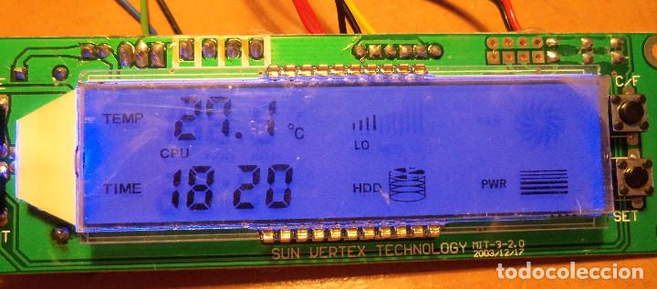 Segunda mano: Display para PC Fan Speed Controller Temperature Display LCD Sun Vertex Technology MIT-3-2.0 - Foto 1