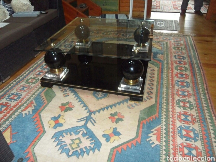 Segunda mano: Mesa lacada con cristal antibalas - Foto 1