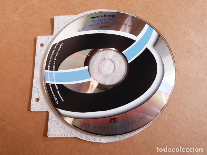 Segunda mano: CD disco drivers y manual GrabnGo 2,5&rdquo; Hard disk USB 2.0 Version 1.0 Conceptronic - Foto 1
