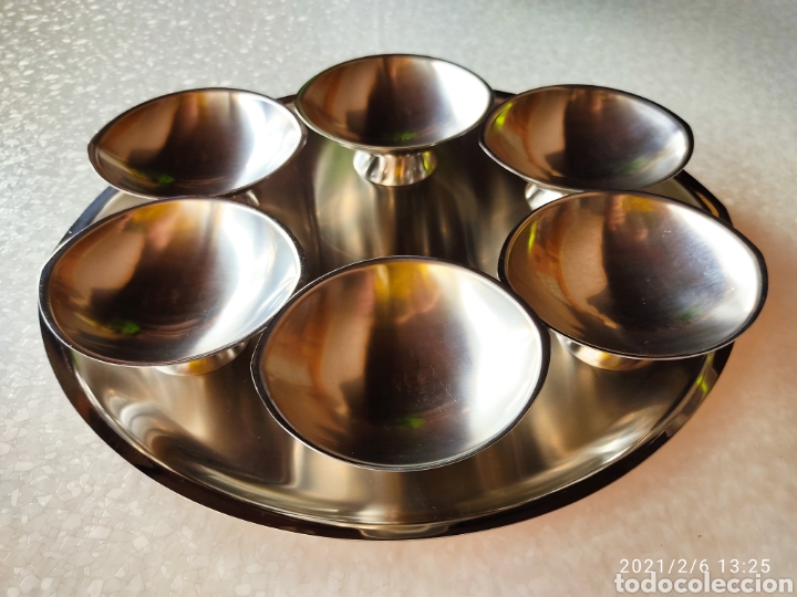 Segunda mano: Bandeja y cuencos acero inox - Foto 2