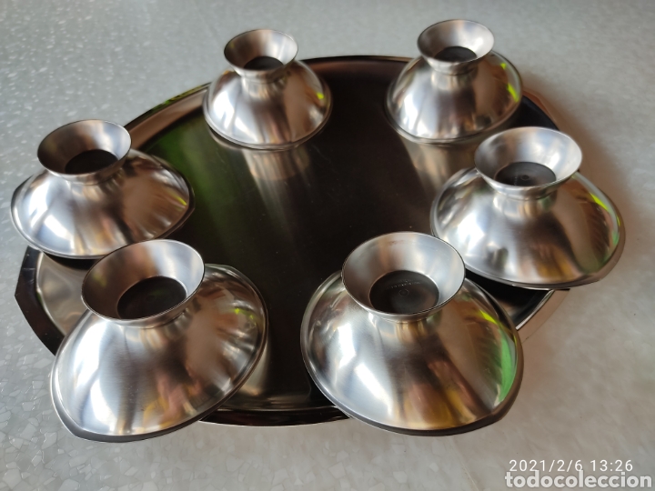 Segunda mano: Bandeja y cuencos acero inox - Foto 4