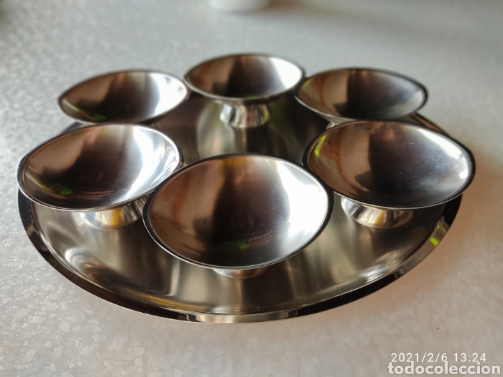 Segunda mano: Bandeja y cuencos acero inox - Foto 1