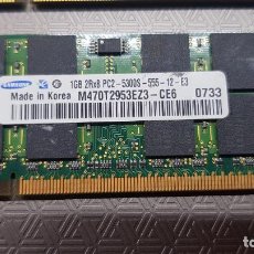 Segunda Mano: MÓDULO DE MEMORIA RAM SAMSUNG DE 1 GB PARA PORTATIL. Lote 307284563
