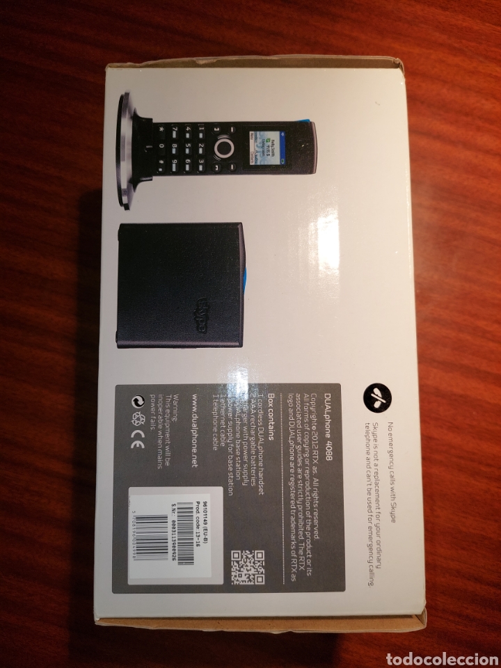Segunda mano: Tel&eacute;fono Skype y de l&iacute;nea de tel&eacute;fono normal - Foto 3