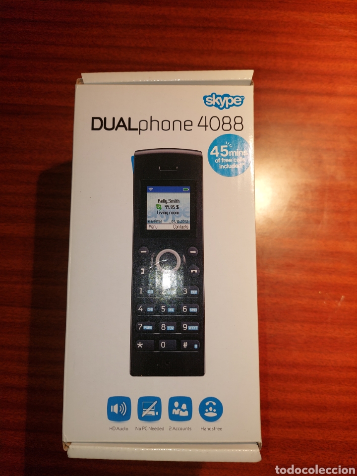 Segunda mano: Tel&eacute;fono Skype y de l&iacute;nea de tel&eacute;fono normal - Foto 1
