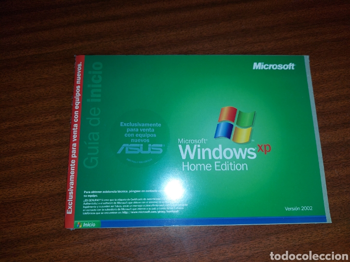 Segunda mano: Windows XP Home (para equipos Asus) (sin abrir) - Foto 1