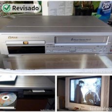 Segunda Mano: COMBO REPRODUCTOR DE CINTAS DE VIDEO VHS DVD Y CD FUNAI DPVR-2700. FUNCIONANDO. Lote 309313753