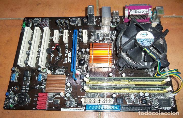Segunda mano: Combo de placa base ASUS P5KPL-SE Intel Core 2 Duo 2,8 2 GB RAM, Chapa + Cables - Foto 6