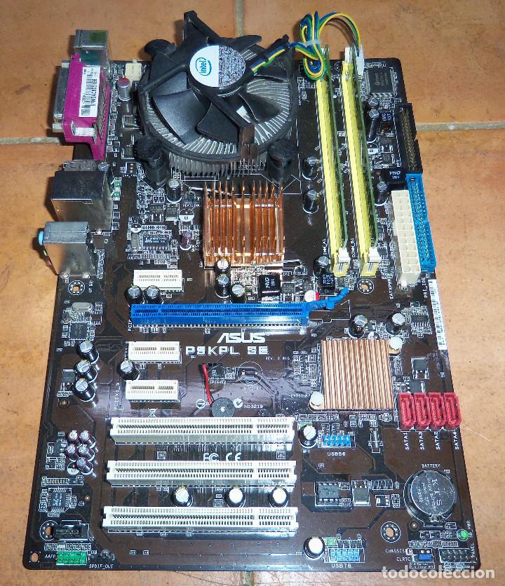 Segunda mano: Combo de placa base ASUS P5KPL-SE Intel Core 2 Duo 2,8 2 GB RAM, Chapa + Cables - Foto 7