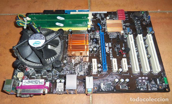 Segunda mano: Combo de placa base ASUS P5KPL-SE Intel Core 2 Duo 2,8 2 GB RAM, Chapa + Cables - Foto 8