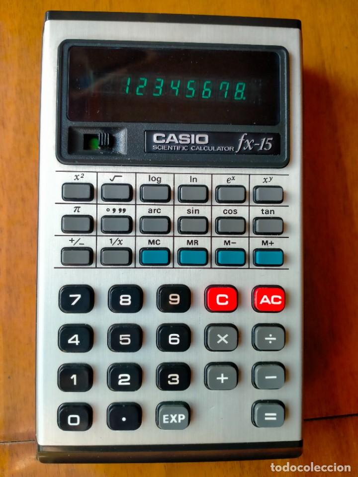 Segunda mano: Calculadora Casio fx-15 fx15. Con funda original. Funcionando. - Foto 2