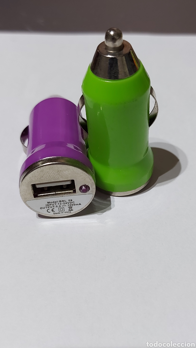 Segunda mano: ADAPTADOR DE CARGA PARA MECHERO DE COCHE SALIDA USB - Foto 1
