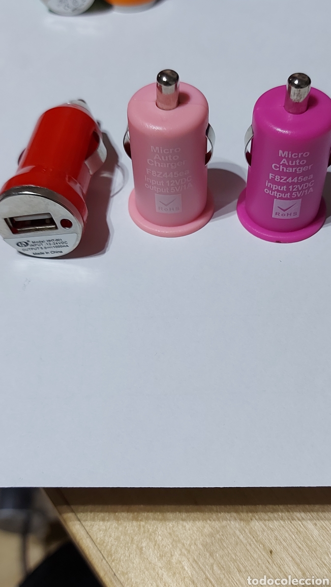 Segunda mano: ADAPTADOR DE CARGA PARA MECHERO DE COCHE SALIDA USB - Foto 1