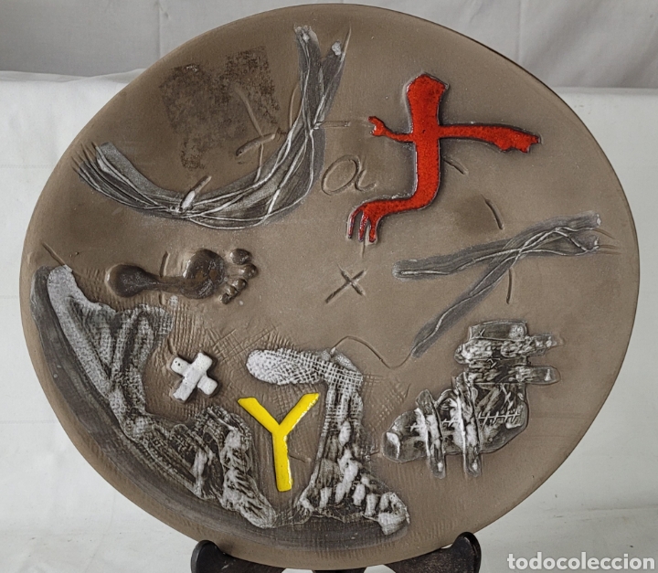 Segunda mano: Plato Estilo Antoni Tapies para Bosch Grup - Foto 1