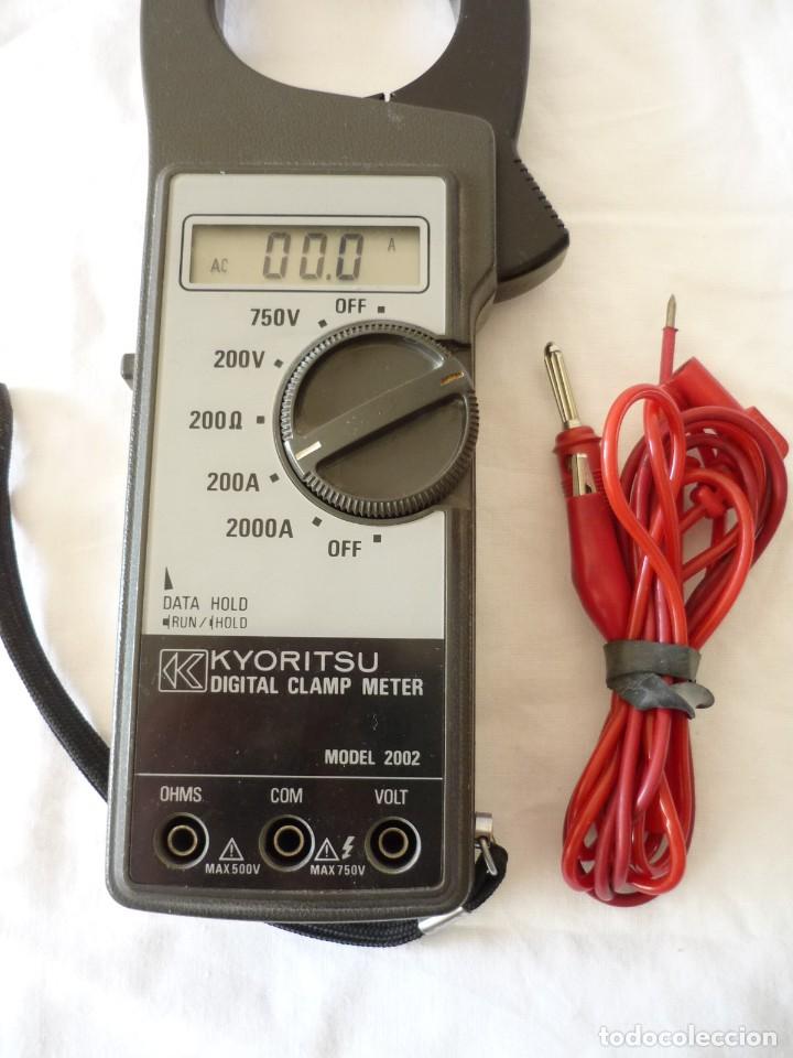 Segunda mano: Pinza amperimetrica, volt&iacute;metro, Ohmetro, Kyoritsu, funcionando - Foto 3