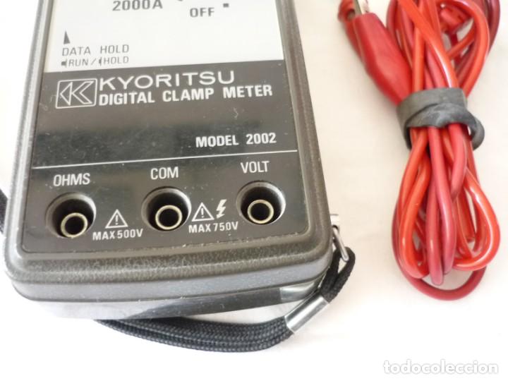 Segunda mano: Pinza amperimetrica, volt&iacute;metro, Ohmetro, Kyoritsu, funcionando - Foto 4