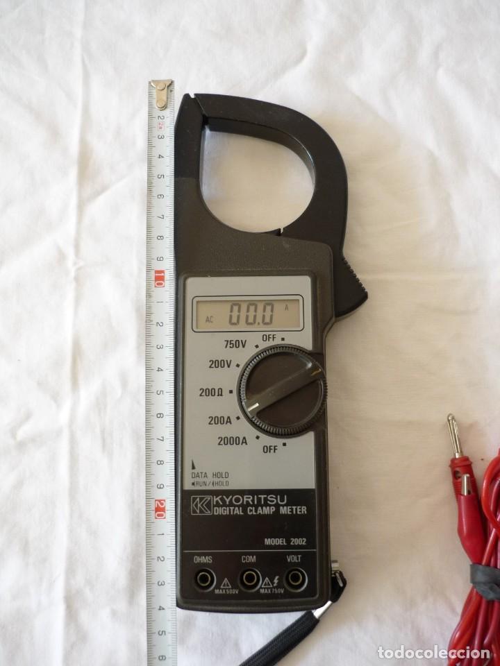 Segunda mano: Pinza amperimetrica, volt&iacute;metro, Ohmetro, Kyoritsu, funcionando - Foto 6