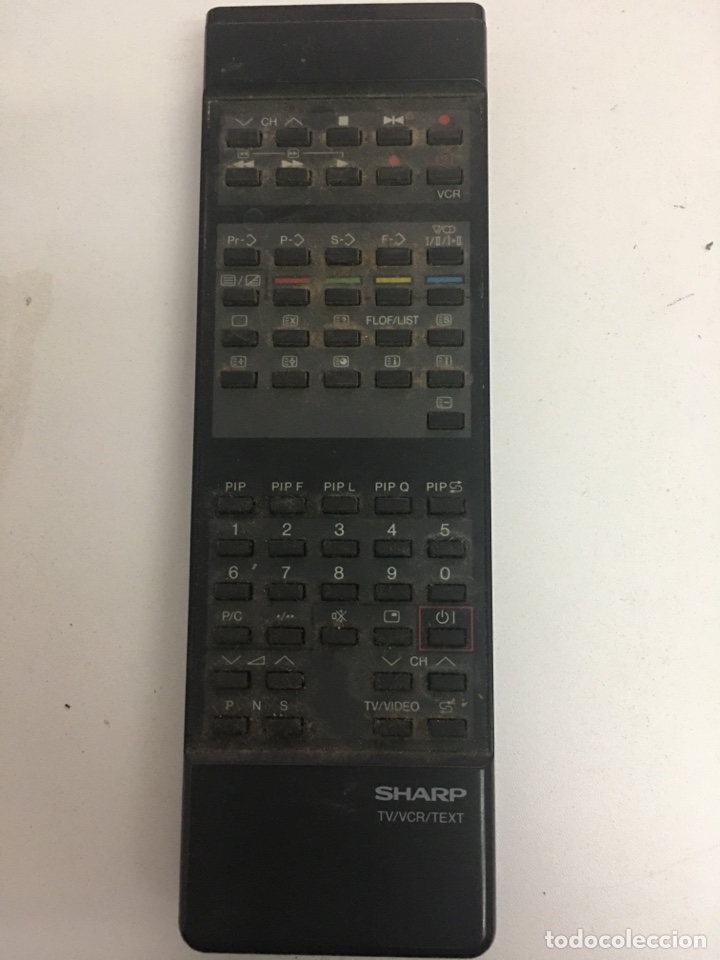 Segunda mano: ANTIGUO MANDO A DISTANCIA SHARP TV VCR TEXT - Foto 1