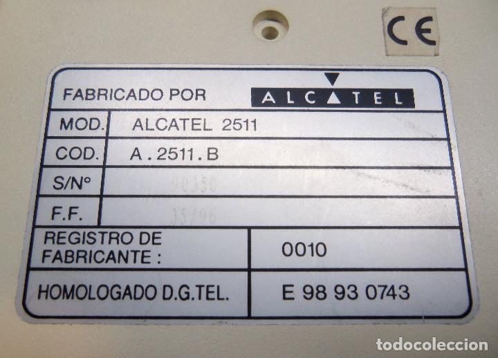 Segunda mano: Telefono de sobremesa Alcatel modelo 2511 usado (2) - Foto 6