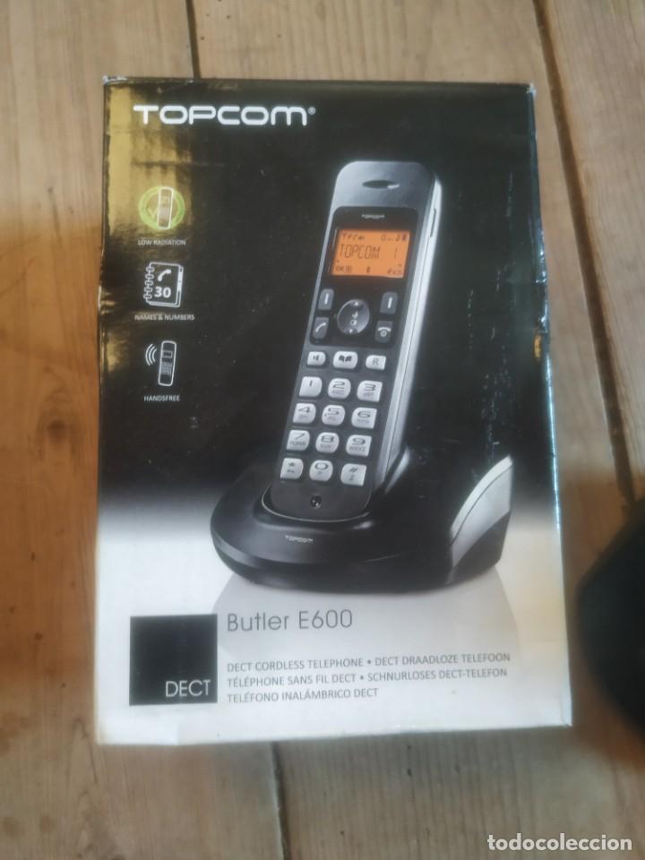 Segunda mano: Tel&eacute;fono inal&aacute;mbrico DECT Topcom Butler E600. - Foto 2