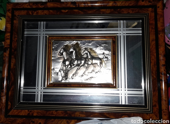 Segunda mano: Cuadro espejo con motivos de caballos - Foto 4