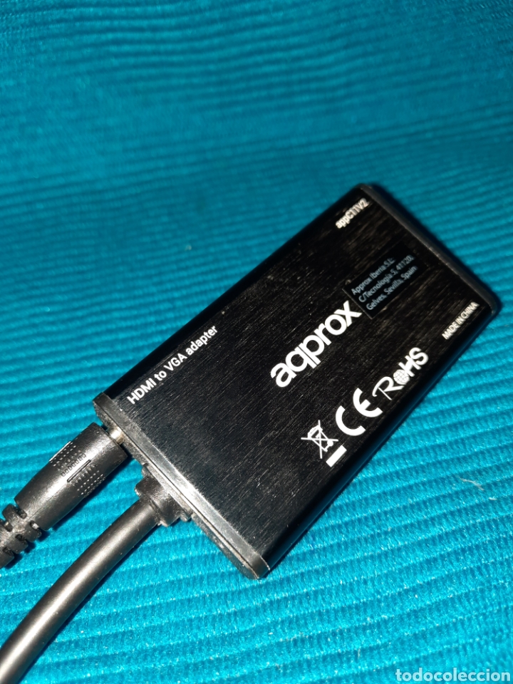 Segunda mano: ADAPTADOR HDMI A VGA M&Aacute;S SALIDA AUDIO - Foto 2