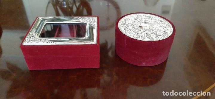 Segunda mano: Dos cajas de terciopelo+metal plateado - Foto 2