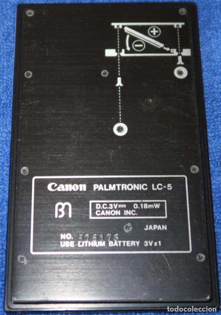 Segunda mano: Calculadora Canon Palmtronic LC-5 (1976) &iexcl;Funcionando! - Foto 2