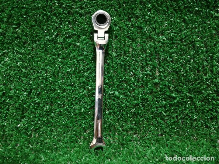 Segunda mano: LLAVE PLANA COMBINADA CARRACA ARTICULADA - TOP CRAFT 10 (10mm ) - HERRAMIENTA - Foto 2