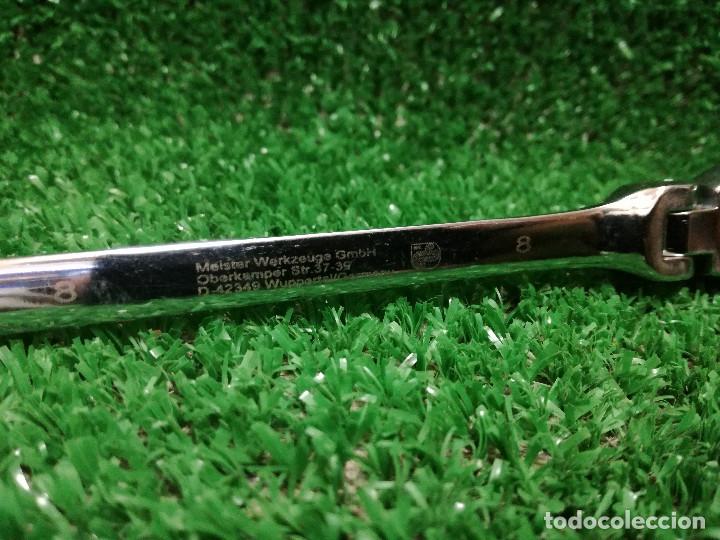 Segunda mano: LLAVE PLANA COMBINADA CARRACA ARTICULADA - TOP CRAFT 10 (10mm ) - HERRAMIENTA - Foto 4