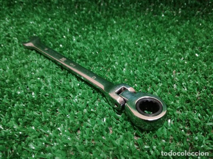 Segunda mano: LLAVE PLANA COMBINADA CARRACA ARTICULADA - TOP CRAFT 10 (10mm ) - HERRAMIENTA - Foto 8