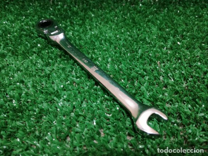 Segunda mano: LLAVE PLANA COMBINADA CARRACA ARTICULADA - TOP CRAFT 10 (10mm ) - HERRAMIENTA - Foto 10