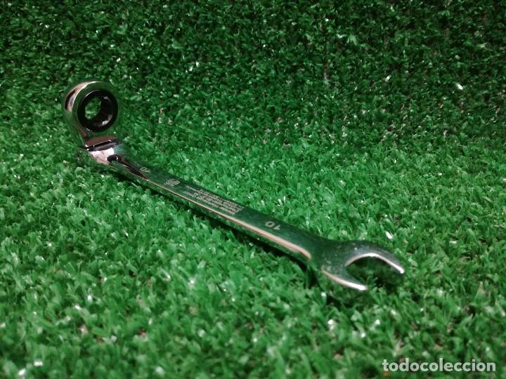 Segunda mano: LLAVE PLANA COMBINADA CARRACA ARTICULADA - TOP CRAFT 8 (8mm ) - HERRAMIENTA - Foto 5