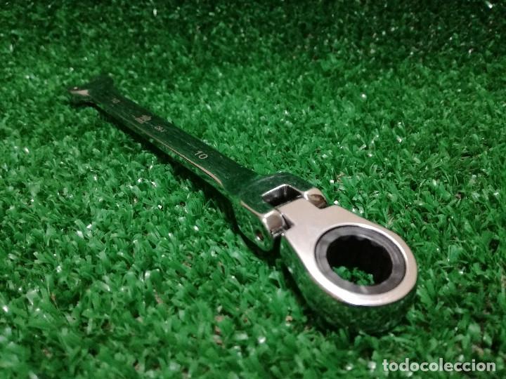 Segunda mano: LLAVE PLANA COMBINADA CARRACA ARTICULADA - TOP CRAFT 8 (8mm ) - HERRAMIENTA - Foto 9