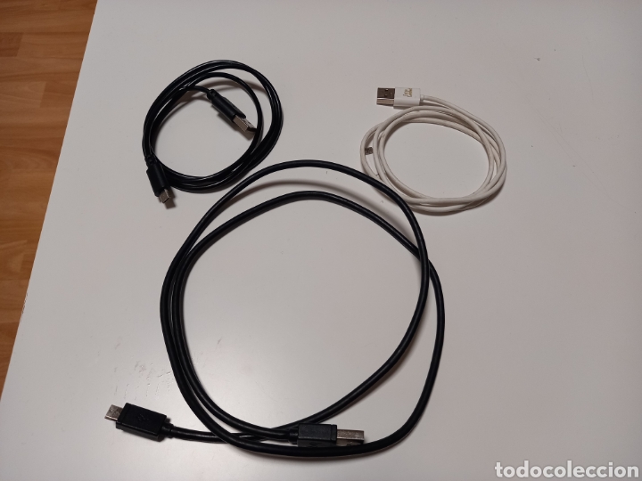 Segunda mano: Cable conexi&oacute;n USB a micro usb 6 disponibles - Foto 1