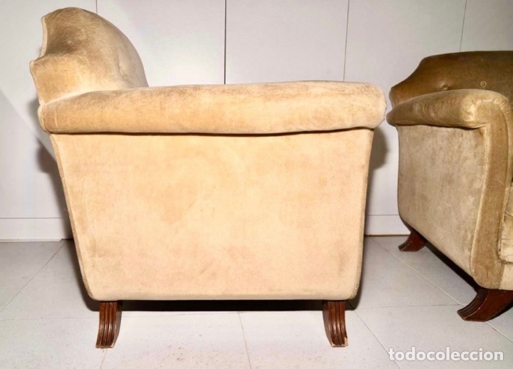 Segunda mano: sillones tapizados ocre - Foto 2