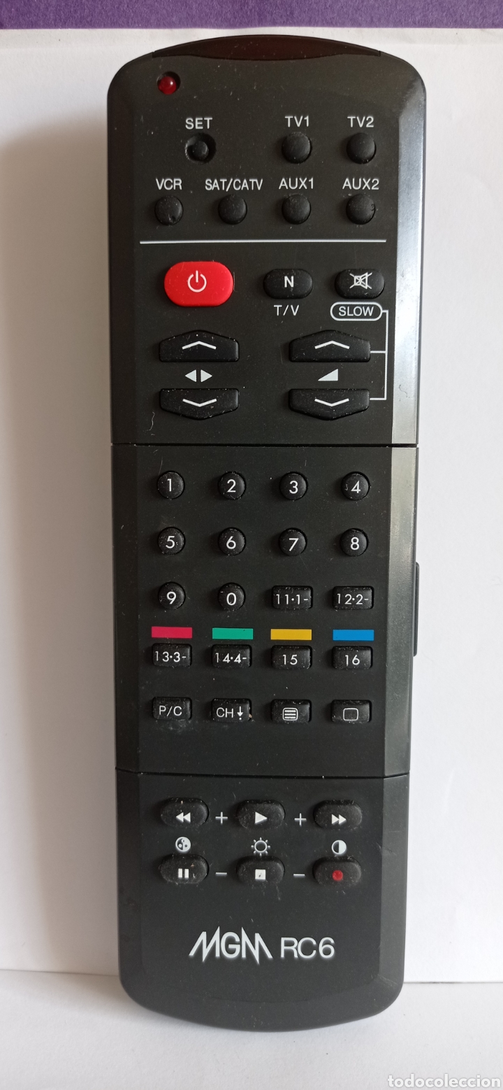 Segunda mano: MANDO A DISTANCIA / UNIVERSAL / PARA TV / MARCA MGM - RC 6 / FUNCIONANDO - Foto 1