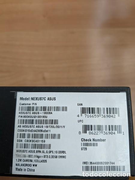 Segunda mano: TABLET NEXUS 7 EN SU CAJA ORIGINAL - Foto 6